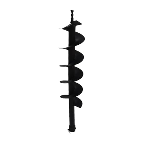 TINVHY 4-in Earth Auger Drill Bit, Garden Plant Flower Auger Rapid Planter Compatible Gas Powered Post Fence Hole Digger with 3/4 Shaft by TINVHY - Used condition - US$30.94