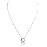 REGALO SAN VALENTINO, ANNIVERSARIO, COMPLEANNO - Collana acciaio con cuore, lunghezza 45/50 cm. Possibilità di incisione. Cofanetto in polistirolo PERSONALIZZABILE. Vasta gamma di colori