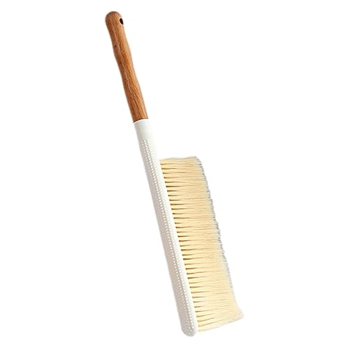 LIFKOME Cepillo De Mano Con Cerdas Suaves Para Limpieza Doméstica Cepillo Multifunción Para Polvo Sofás Camas Alfombras y Ropa Mango De Madera Ergonómico Compacto y Resistente Para Uso Dia