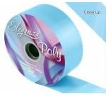 OakTree Eleganza Waterproof Poly Ribbon, Light Blue, 50 mm x 91 m
