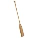Aymzbd Wood Boat Paddle Ergonomic Handle Multifunctional Professional Lightweight for Training with Varnish, 91.4cm