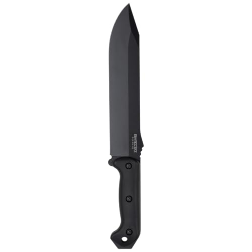 KA-BAR Becker BK9 Bowie Fixed Blade Knife with Sheath, Large Utility Outdoor Knife