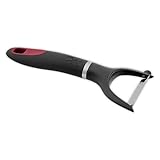 Línea Essential Jata Hogar AC24 Pelador \"Y\" Corte Sierra. Mango ergonómico. Color Negro. Apto lavavajillas. Línea Essential