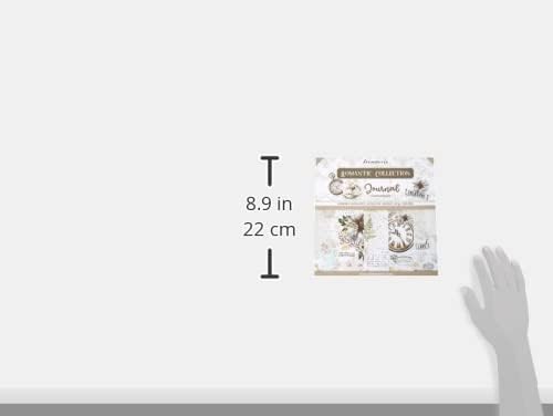 Miniatura 3 de STAMPERIA INTERNATIONAL, KFT Stamperia-Mini Scrapbooking Pad - Diario romántico, multicolor, 8 x 8 pulgadas, SBBS34