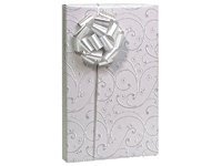 Buttons Bags and Bows Wedding Swirls Gift Wrap Paper - 16 Feet Roll