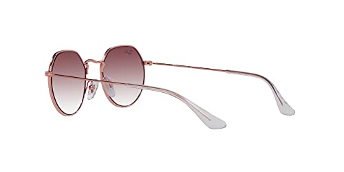 Ray-Ban Junior Kids RJ9565S Jack Round Sunglasses, Rose Gold/Clear Dark Violet Gradient, 47 mm - image 5