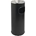 Genuine Joe GJO58884 Aluminum/Stainless Steel Fire Safe Ashtray Receptacle, 3 gallon Capacity, Black