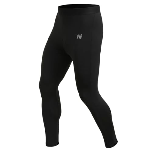 Image of NINQ Men Polyester Spandex Men's Sports Running Set Compression Shirt + Pants Skin-Tight Long Sleeves Quick Dry Fitness Tracksuit Gym Yoga Suits