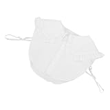 KHBUAB Cuello Cómodo Desmontable de Algodón Falso para Mujer y Niña, Cuello Redondo y Fácil de Combinar, Diseño Único para Temporada de Templado y