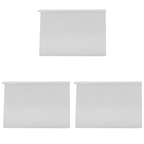 Porte-nom de table transparent 6x4cm idéal pour buffets de réception et mariages