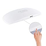 CHFYIJYHM Suszarka do paznokci, lampa 9WLED, mała sztuka paznokci, koraliki światła słonecznego, szybkoschnące, żel polerski, narzędzie do budowy lakieru