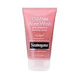 Neutrogena Oil-Free Acne Wash Foaming Scrub, Pink Grapefruit, 4.2 fl oz - 2pc