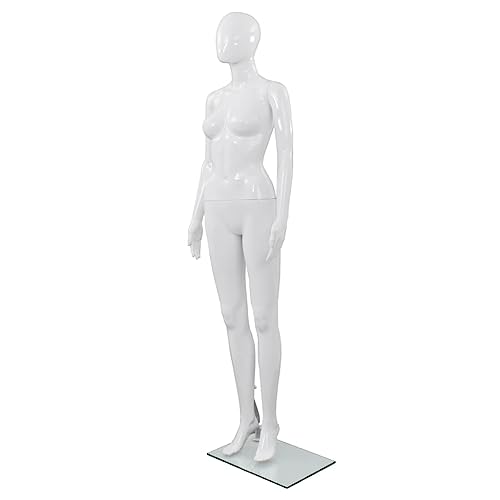 vidaXL Maniquí de Mujer Cuerpo Completo Blanco 175 cm Muñeco Modelo de Ropa