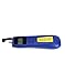 QWORK Optical Power Meter, -70~+10 dBm, with Universal 2.5mm Interface, Fiber Light Meter for Testing 6 Calibration wavelengths,Blue