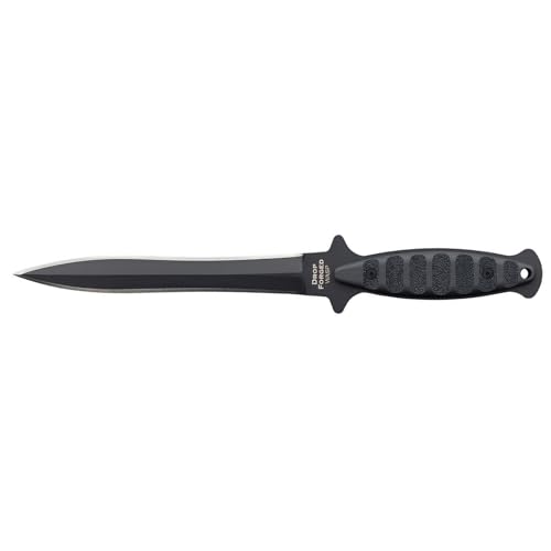 Image of COLD STEEL Drop Forged Wasp Dagger 52100 Steel Single-Piece 6.75 inch Spear Point Blade 5.5 inch Handle Fixed Blade Knife w /Secure-Ex Sheath | Single-Piece Drop-Forged 52100 High-Carbon Double-Edged Spear-Point Blade 6.75, 5.5 Handle, Secure-Ex Sheath, ~8.4 Oz