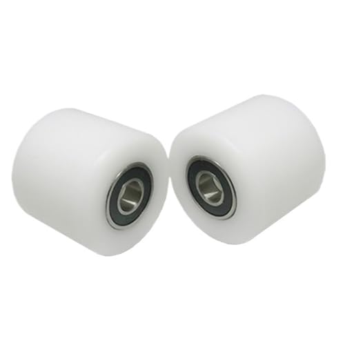 Galet de guidage en plastique POM de 35mm avec double roulement rigide