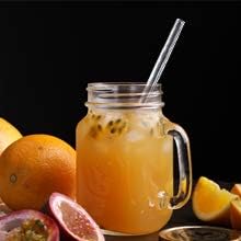 Miniatura 3 de Paquete de 10 pajitas de cristal, reutilizables, con 10 pajitas de batido rectas y 2 cepillos de limpieza, pajitas reutilizables para café, té,