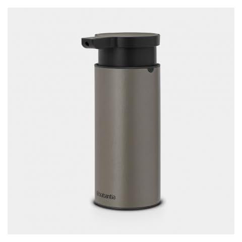 Brabantia Platinum Soap Dispenser with Large Opening Cover