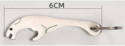 Miniatura 4 de Llavero abrebotellas portátil de metal para abrebotellas de cerveza, llavero para bebidas de soada, abrebotellas, llavero, regalo de Navidad y