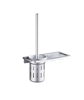 CekoCk Toilet Cleaner Brush,Toilet Brush?Toilet Brush Toilet Brush Set Toilet Brush and Holder, Cleaning Brush Holder with Toilet Brush Mounted Toilet Brush Set