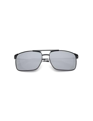 Image of Fastrack Tees Black Navigator Sunglasses for unisex