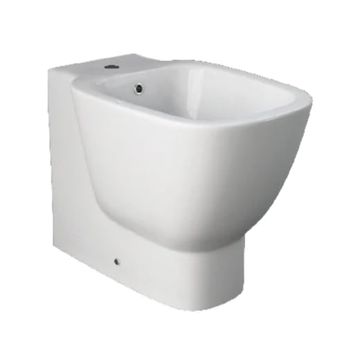 BIDET ONE LOTUS FILO MURO Sanitari Ceramica RAK Erogazione Rubinetto
