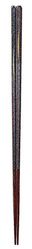 一双 箸 ポリエステル塗装 漆 月夜(つきよ) 日本製 木製 (天然木) 23cm