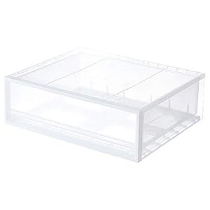 無印良品 ポリプロピレン収納ケース・引出式・横ワイド・小 約幅55×奥行44.5×高さ18cm 47266733 衣装ケース 収納ケース 収納ボックス