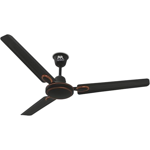 Image of RR Signature MORPHEUS DECO 1S 1200 MM Ceiling Fan For Home|High Speed & High Air Flow | High Energy Efficient | 2 Year Warranty [Velvet Brown]