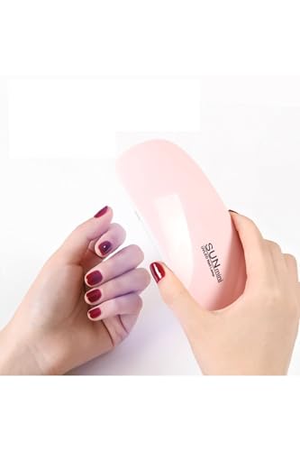 Seyahat tipi mini UV mor ışıklı oje, tırnak ve protez tırnak kurutucu