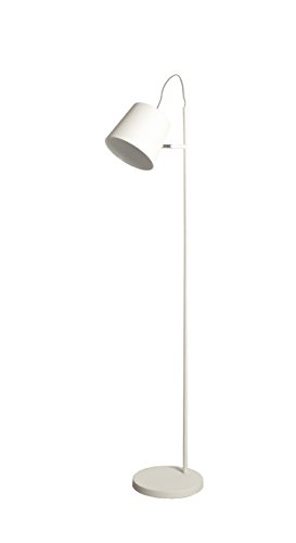Zuiver 5002039 Lampadaire Buckle Head Blanc, 60 W
