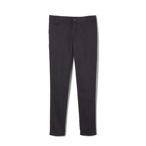 Image of French Toast Girls' Skinny Fit Stretch Twill Pant | Adjustable waist; School Uniform Pants; Available in Girls' Plus sizes