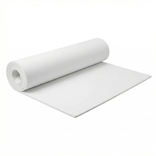 COCICA Embroidery 3D Puff Foam Roll 16 x 72 Large Size 3mm EVA Craft Foam Sheets for Machine Embroidery Hats Apparel Bags and Hand Sewing