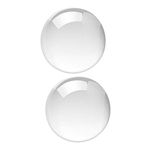 VICASKY 2 Pezzi Palla Decorativa Vintage Vetro Trasparente per Decorazione della Centro Tavola e Fotografia