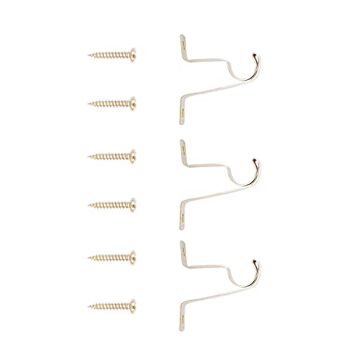 Interior Living 48-84 In. Adjustable Petite Café Curtain Rod, 2-Pack, 7/16 In. Diameter, White #TOP1