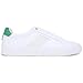 Nautica Men's Colpa Casual Lace-Up Shoe,Classic Tennis Low Top Loafer, Fashion Sneaker-White Green 2 Size-10.5