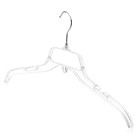 DEILSY™ Plastic Clothes Hangers - Durable Plastic Hanger 100 Pack for Organizing Garments for Shirt Hangers and Dress Coat Hangers Clothing Retail Hanger