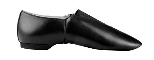Linodes Leather Jazz Shoe Slip On (Toddler/Little Kid/Big Kid) with Elastic Top Piece4