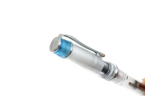 Image of Pilot Prera Iro-Ai Calligraphy-Nib Fountain Pen, Transparent Light Blue Body (FPRN-350R-TLBCM)