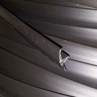 Convertavan 15mm T Trim Single Lipped 10 Metre Knock on Edging (Black)