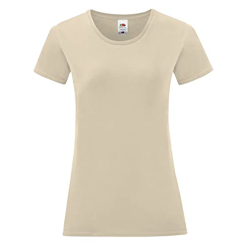 Fruit of the Loom Women's T-Shirt, beige, M