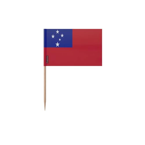 Cure-dents drapeau Samoa : ne ratez plus la décoration de vos buffets des îles - 2