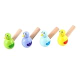 Sifflets pour enfants : mini sifflet en bois après un polissage soigneux, le jouet sifflet est lisse et sans bavures, et peut être utilisé en toute tranquillité.