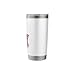 Ball Dad Papa Autism Awareness Day Baseball Heart Puzzles Stainless Steel Insulated Tumbler