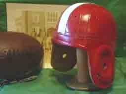 Alabama,Georgia,Wisconsin Leather Football Helmet (1940)