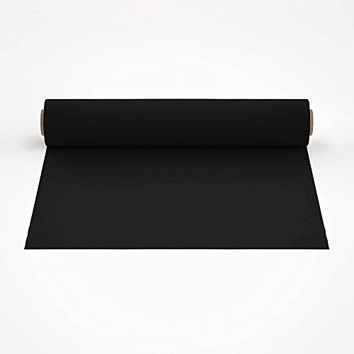 Image of 60 Inch Wide Jet Black Cotton Canvas 10 Oz Heavyweight Untreated Fabric for Sewing Bags Painting Crafts Backdrops Upholstery Rustic DIY Projects