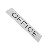 Amosfun Bürotürschilder Aus Acryl Für Türen Schnelle Installation Langlebige Materialien Zeitgemäßes Design Klare Bürostandort-identifizierung Multifunktionale Bürodekor