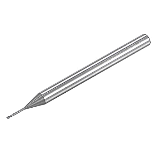 Sourcing Map Spiralfräser Vollhartmetall 0,8 mm x 6 mm