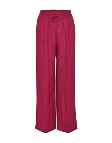 OPUS Damen Wide Leg Pants | Leinenhose MAROU Bright Berry, 36