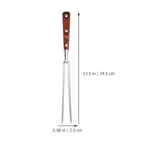 Kit parrillero profesional acero inoxidable con mango de madera miniatura 2